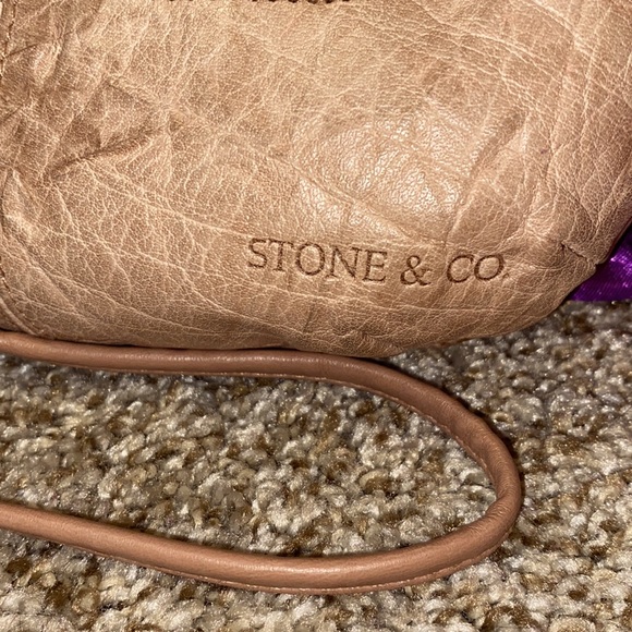Stone & Co. bag 9 inches wide x 6 inches tall. - Picture 2 of 4
